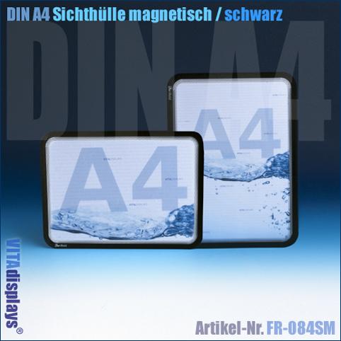Sichthülle tarifold magnetisch DIN A4 schwarz (Magneto)