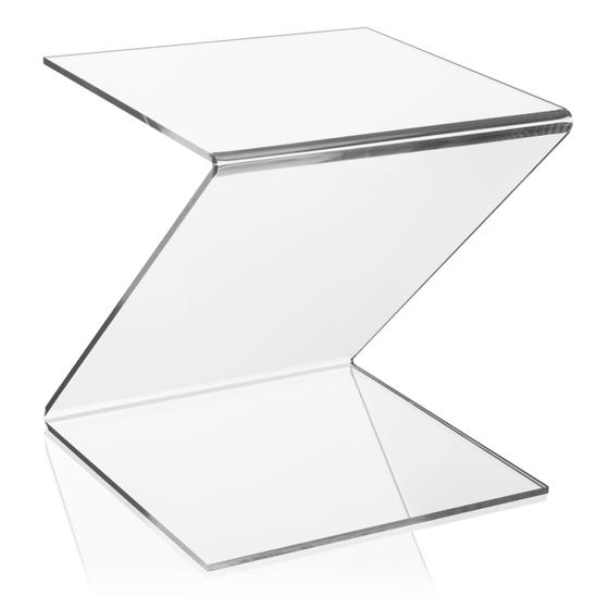 Stable Z-stand as product carrier (20x20x28cm) made of PLEXIGLAS®.