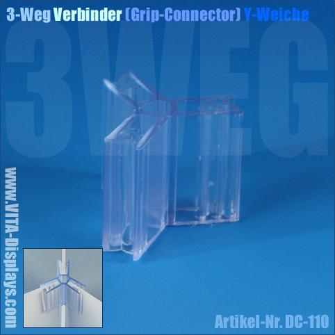 3-way connector (grip connector) Y-connector