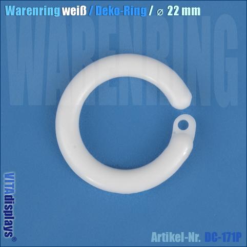 Merchandise ring white / Deco ring