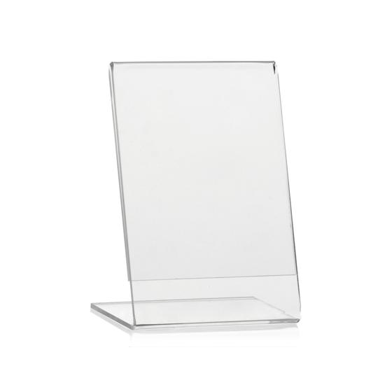 Advertising display as price holder for small price tags 4.0 x 6.0 cm (WxH) made of PLEXIGLAS®.
