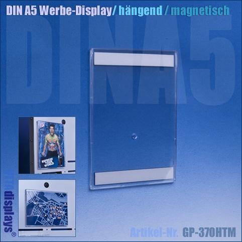 DIN A5 Werbetafel / hängend (magnetisch)