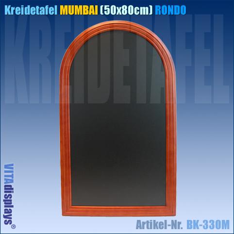 Kreidetafel / Werbetafel MUMBAI (50x80cm) RONDO