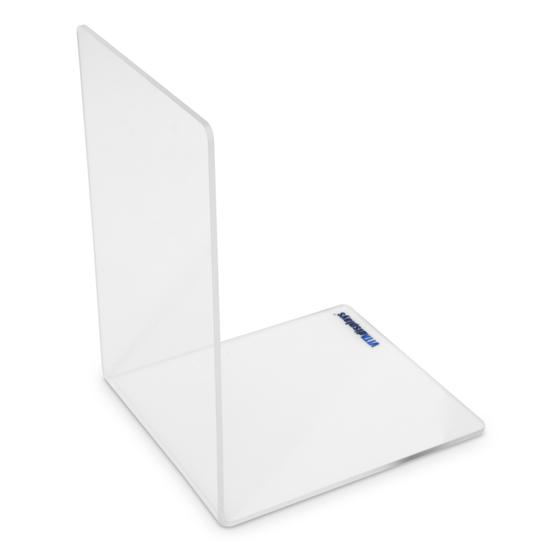 Angle book holder (Transparent) made of PLEXIGLAS® 13.5x15x20.5cm