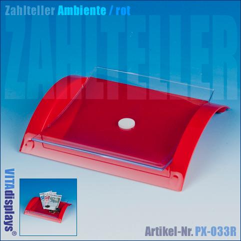 AMBIENTE money tray red