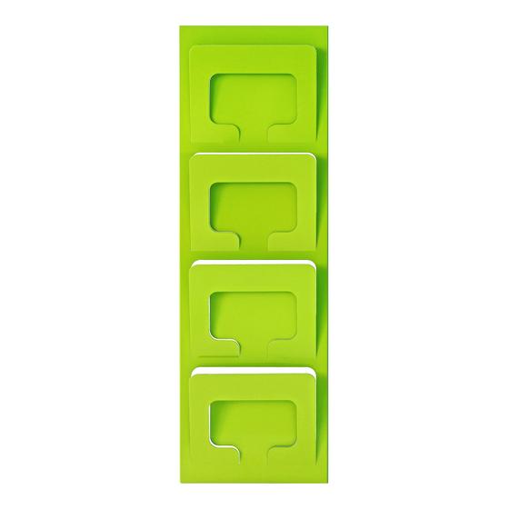 Design Metal Magazine Holder for the Wall (Green)
