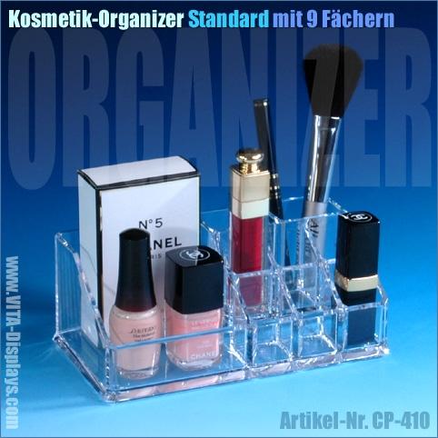 Kosmetik-Organizer Standard (9 Fächer)